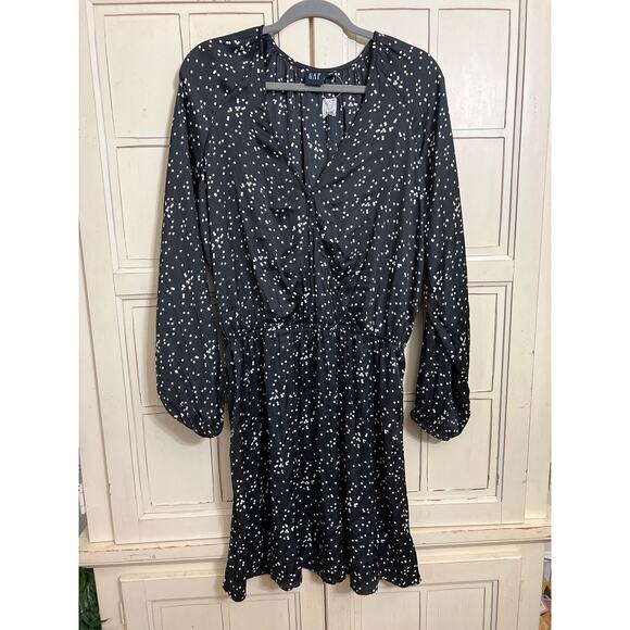 NWT Gap size large tall LT black & white dress - Picture 2 of 6